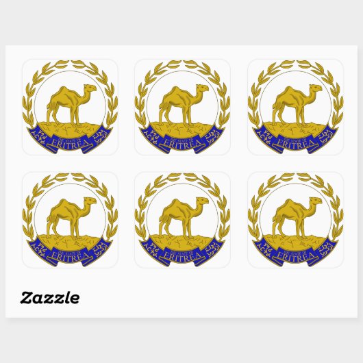 エリトリア スクエアシール (シート)