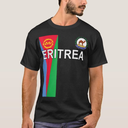 エリトリア - ナショナルスポーツ Tシャツ (正面)