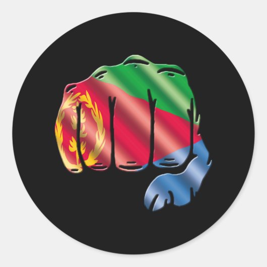 エリトリア ラウンドシール (正面)