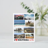 エリトリア – 私の愛 –  ポストカード (スタンド正面)