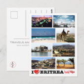 エリトリア – 私の愛 –  ポストカード (正面/裏面)