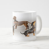 エリドックスダックスシュント・コラージュ・ジャンボマグ ジャンボコーヒーマグカップ (正面右)