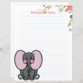 エリファントフローラ並び紙シート (正面/裏面)