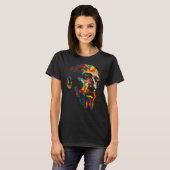 エリポップ・アートのク・サティ音楽 Tシャツ (正面フル)