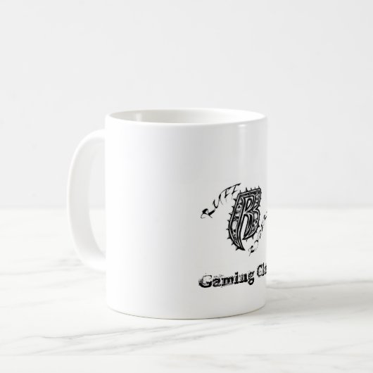 エリマキシギのRydersの賭博のマグ コーヒーマグカップ (正面左)