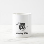 エリマキシギのRydersの賭博のマグ コーヒーマグカップ (中央)