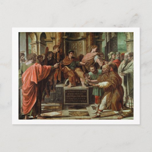 エリマスの目隠し（システィーナChの漫画） ポストカード (正面)