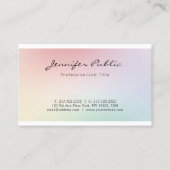 エリモダンートデザインプロフェッショナルトレンディーエレガント 名刺 (正面)