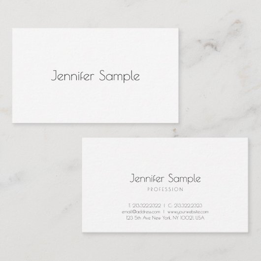 エリモダンートデザインプロフェッショナルプお洒落ランラックス 名刺 (正面/裏面)