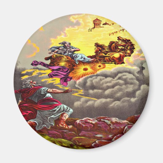 エリヤが天国磁石に上昇 マグネット (正面)