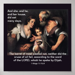 エリヤとザレファスの未亡人 – ポスター