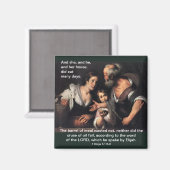 エリヤとザレファスの未亡人 – 磁石 (正面/裏面)