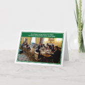 エリヤのホワイトハウスの過ぎ越しの祝いのSederカード カード (正面)