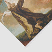 エリヤはアンジェリによって火の戦車に乗せられた 薄葉紙 (詳細)