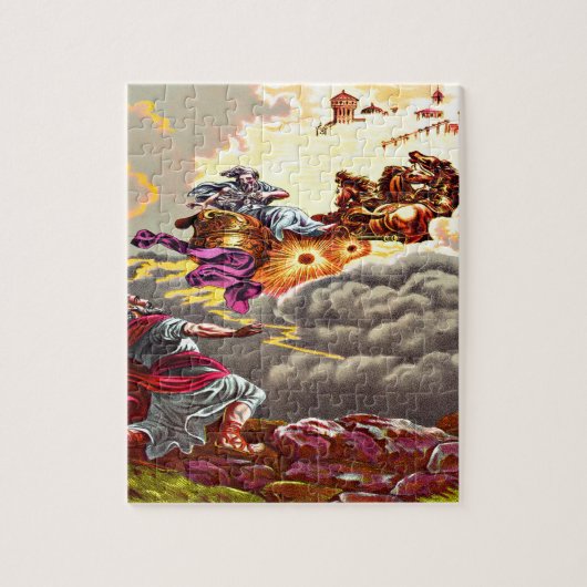 エリヤはパズルのデザインに上昇します ジグソーパズル (縦)