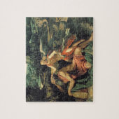 エリヤは天使、c.1534によって訪問しました ジグソーパズル (縦)