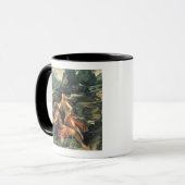 エリヤは天使、c.1534によって訪問しました マグカップ (正面左)