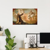 エリヤ撮影 – Giuseppe Angeliファインアートポスター ポスター (ホームオフィス)