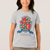 エリヤ文字E名は少年の紋付き盾を意味する トライブレンドＴシャツ (正面)