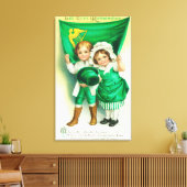 エリンに旗を掲げた夫婦を思い出させる キャンバスプリント (インサイチュ (リビング))