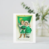 エリンに旗を掲げた夫婦を思い出させる ポストカード (スタンド正面)