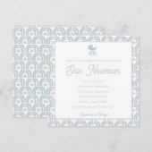 エリンのベビーシャワー招待状 招待状 (正面/裏面)