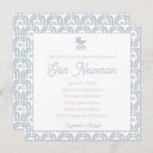 エリンの赤ちゃんシャワー招待 招待状 (正面/裏面)