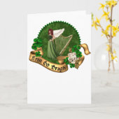 エリンはアイルランド語Braghの行きます カード (黄色い花)