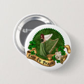 エリンはアイルランド語Braghの行きます 缶バッジ (正面&裏面)