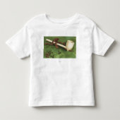 エリンはBraghのアイボリーの管行きます トドラーTシャツ (正面)