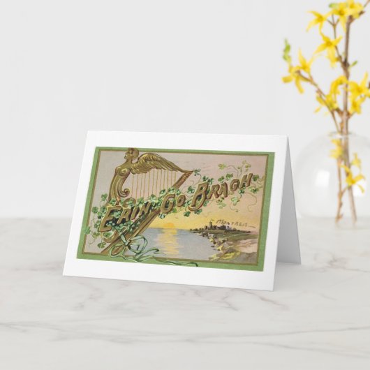 エリンはBragh行きます カード (黄色い花)