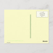 エリンゴーブラウヴィンテージアイリッシュアートワークカスタムカード ポストカード (裏面)