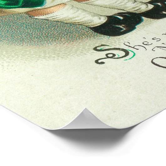 エリンゴーブラグカップル見てアイルランドの地図 ポスター (角)