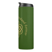 エリンゴーブラグ金ゴールドセルティックシャムロック タンブラー (回転右)