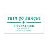 エリンゴーブラグ4リーフクローバー下線アドレス セルフインキングスタンプ (デザイン)