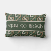 エリンゴ・ブラッシュアイリッシュノットパターン ランバークッション (裏面)