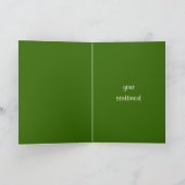 エリンセントパトリック日のヴィンテージカードのハープ カード (内部)