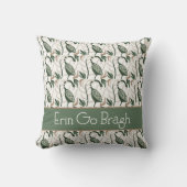 エリン行ブラグアイリッシュバードパターン クッション (正面)
