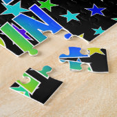 「エリン」名、おもしろい「ハッピーバースデー」 ジグソーパズル (側面)