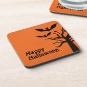 エリーこうもりハロウィーンコースターセット,オレンジ コースター (左側)