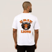 エリーのライオンの性能のギア Tシャツ (裏面フル)