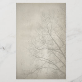 エリーの冬の日のペーパー文房具 便箋