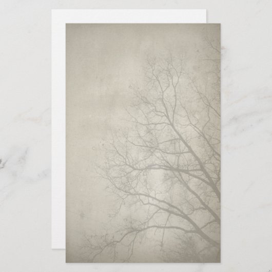 エリーの冬の日のペーパー文房具 便箋 (正面/裏面)