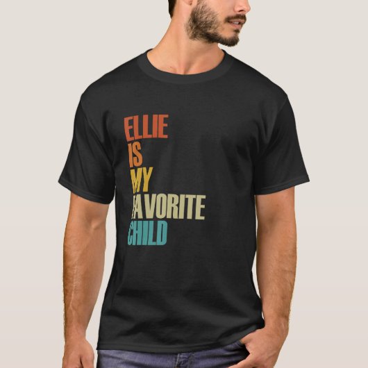 エリーは私のお気に入りの子エリーだ Tシャツ (正面)