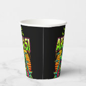 エリーエイリアンネオンの下のエリア51の近くを歩く 紙コップ (右)