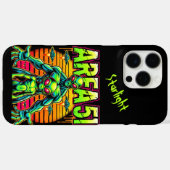 エリーエイリアンネオンの下のエリア51の近くを歩く Case-Mate iPhoneケース (裏面 (横))