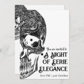 エリーエレガンスラグジュアリーハロウィーンの夜 招待状 (正面/裏面)