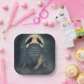 エリーエレガントゾンビ結婚の紙プレート ペーパープレート (パーティー)