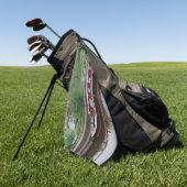 エリーキャナルボートゴルフタオル ゴルフタオル (グリーン)