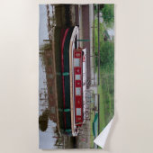 エリーキャナルボートビーチタオル ビーチタオル (正面)